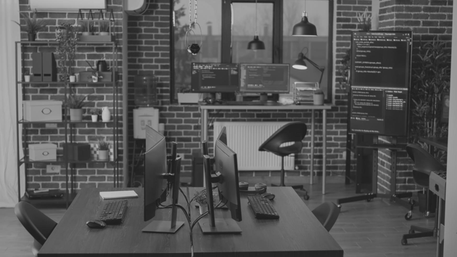 Étudiants travaillant sur un projet de simulation physique 3D